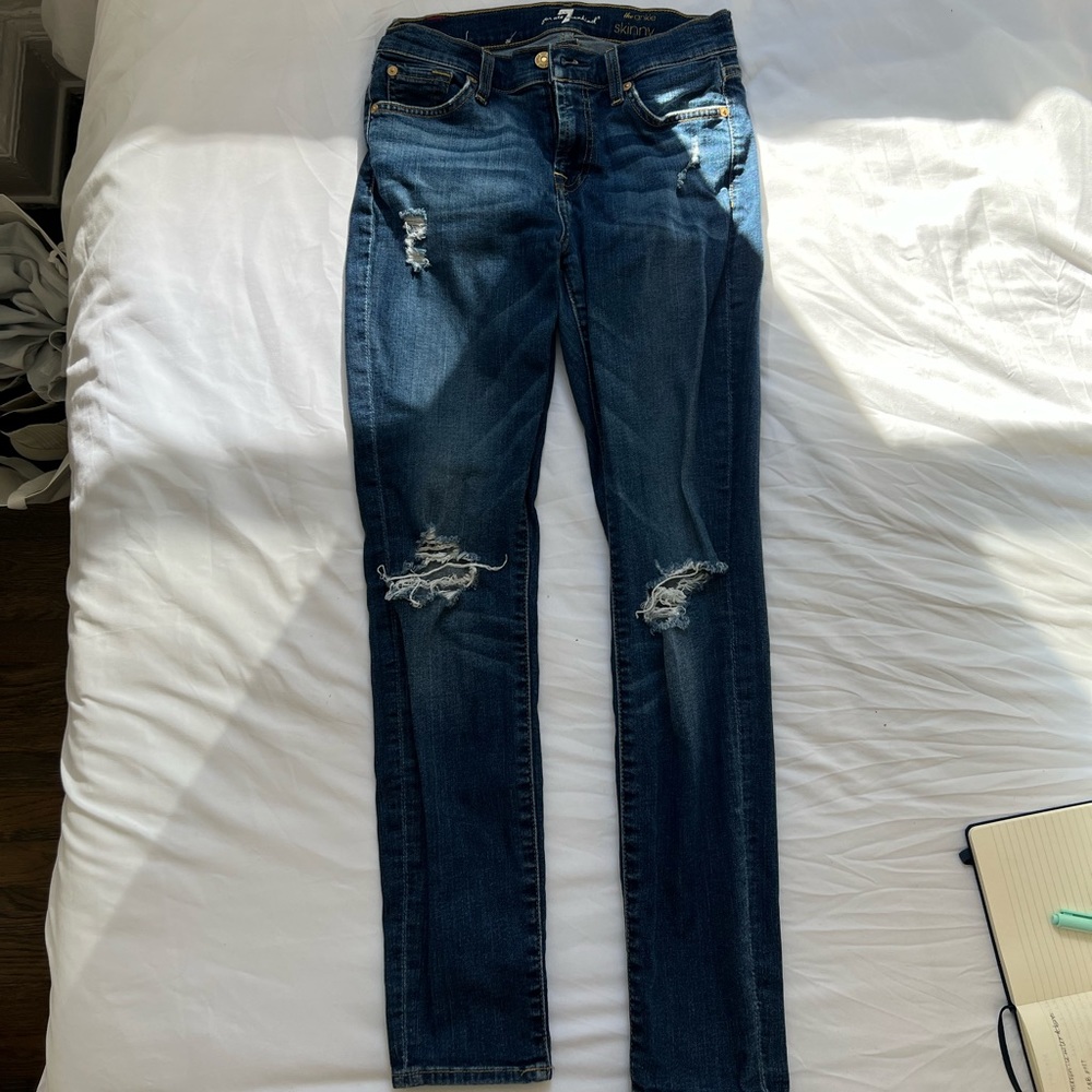 7 for all mankind skinny jeans
